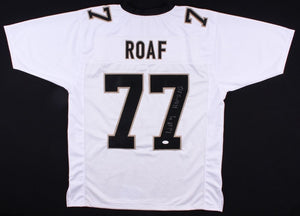 Willie Roaf Signed Autographed New Orleans Saints Football Jersey (JSA COA)