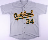 Rollie Fingers Signed Autographed Oakland A's Baseball Jersey (JSA COA)