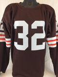 Jim Brown Signed Autographed Cleveland Browns Football Jersey (JSA COA)