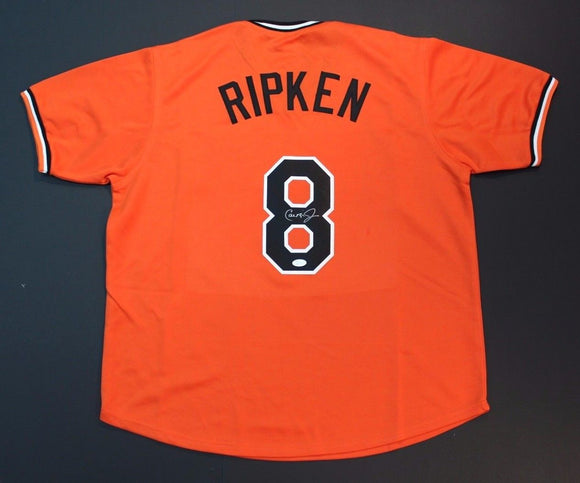 Cal Ripken, Jr. Signed Autographed Baltimore Orioles Baseball Jersey (JSA COA)