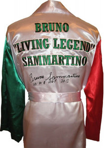Bruno Sammartino Signed Autographed Wrestling Robe (ASI COA)