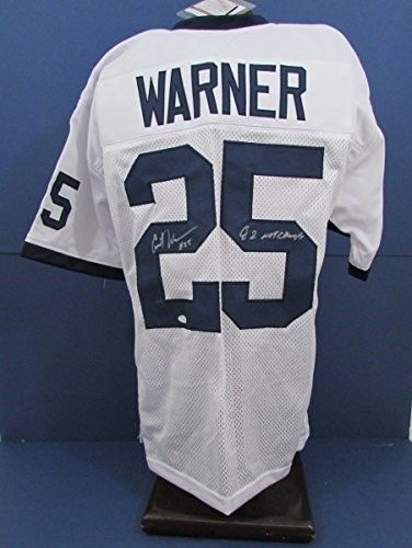 Curt Warner Signed Autographed Penn State Nittany Lions Football Jersey (JSA COA)