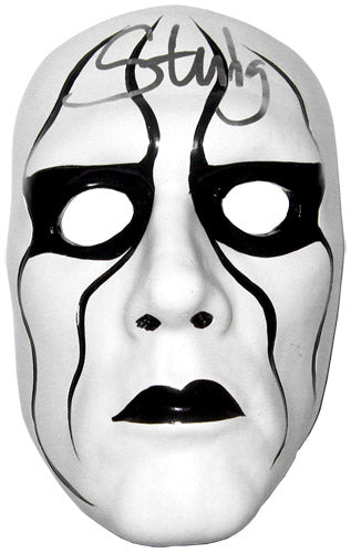 Sting Signed Autographed Ceramic Sting Mask (ASI COA)