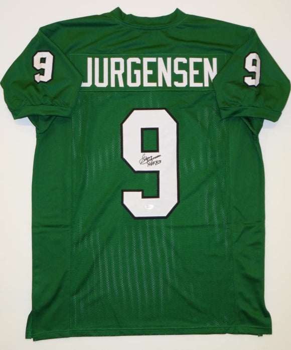 Sonny Jurgensen Signed Autographed Philadelphia Eagles Football Jersey (JSA COA)