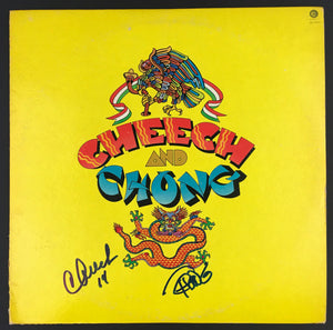 Cheech Marin & Tommy Chong Signed Autographed "Up In Smoke" Record Album (PSA/DNA COA)
