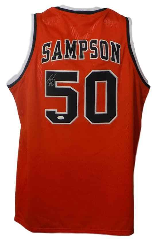Ralph Sampson Signed Autographed Virginia Cavaliers Basketball Jersey (JSA COA)