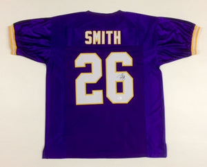 Robert Smith Signed Autographed Minnesota Vikings Football Jersey (JSA COA)