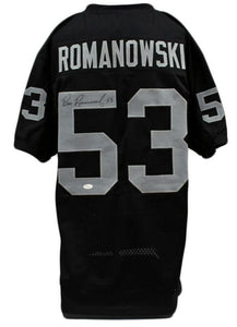 Bill Romanowski Signed Autographed Oakland Raiders Football Jersey (JSA COA)