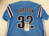 Steve Carlton Signed Autographed Philadelphia Phillies Baseball Jersey (JSA COA)