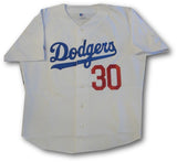 Maury Wills Signed Autographed Los Angeles Dodgers Baseball Jersey (JSA COA)