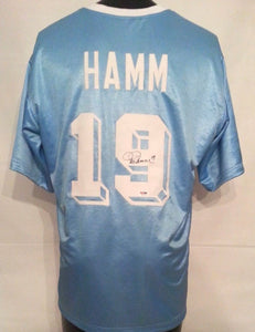 Mia Hamm Signed Autographed North Carolina Tar Heels Soccer Jersey (PSA/DNA COA)