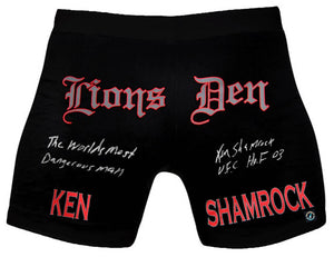 Ken Shamrock Signed Autographed "The World's Most Dangerous Man" UFC Trunks (ASI COA)
