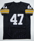 Mel Blount Signed Autographed Pittsburgh Steelers Football Jersey (JSA COA)