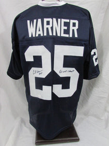 Curt Warner Signed Autographed Penn State Nittany Lions Football Jersey (JSA COA)