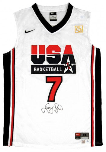 Larry Bird Signed Autographed USA Dream Team Basketball Jersey (ASI COA)