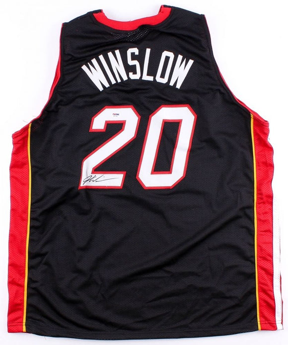 Justise Winslow Signed Autographed Miami Heat Basketball Jersey (PSA/DNA COA)