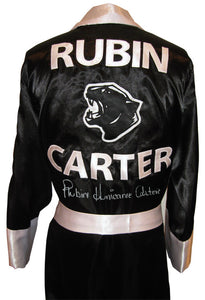 Rubin "Hurricane" Carter Signed Autographed Panther Boxing Robe (ASI COA)