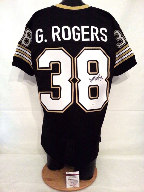 George Rogers Signed Autographed New Orleans Saints Football Jersey (JSA COA)
