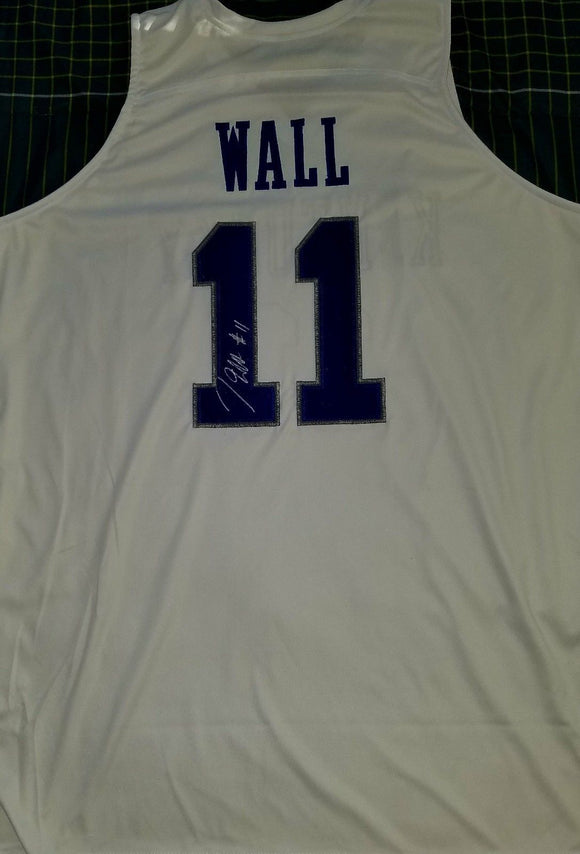 John Wall Signed Autographed Kentucky Wildcats Basketball Jersey (JSA COA)