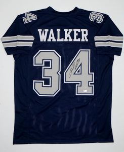 Herschel Walker Signed Autographed Dallas Cowboys Football Jersey (JSA COA)
