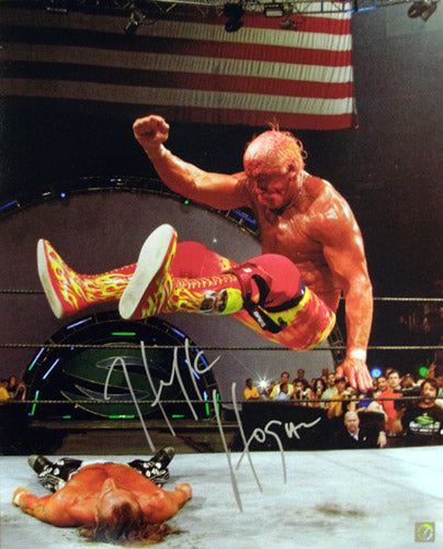 Hulk Hogan Signed Autographed Glossy 16x20 Photo vs Shawn Michaels (ASI COA)