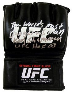 Ken Shamrock Signed Autographed "The World's Most Dangerous Man" UFC Official Fight Glove (ASI COA)