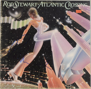 Rod Stewart Signed Autographed "Atlantic Crossing" Record Album (PSA/DNA COA)