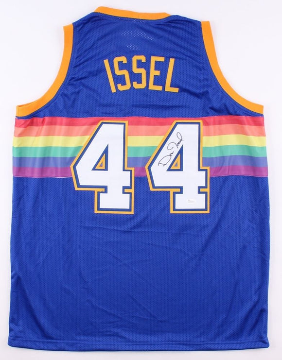 Dan Issel Signed Autographed Denver Nuggets Basketball Jersey (JSA COA)