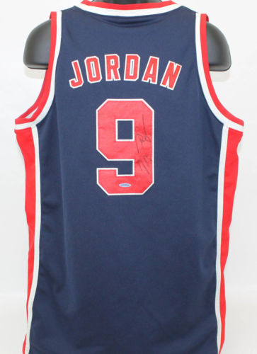 Michael Jordan Signed Autographed USA Dream Team Basketball Jersey (UDA COA)