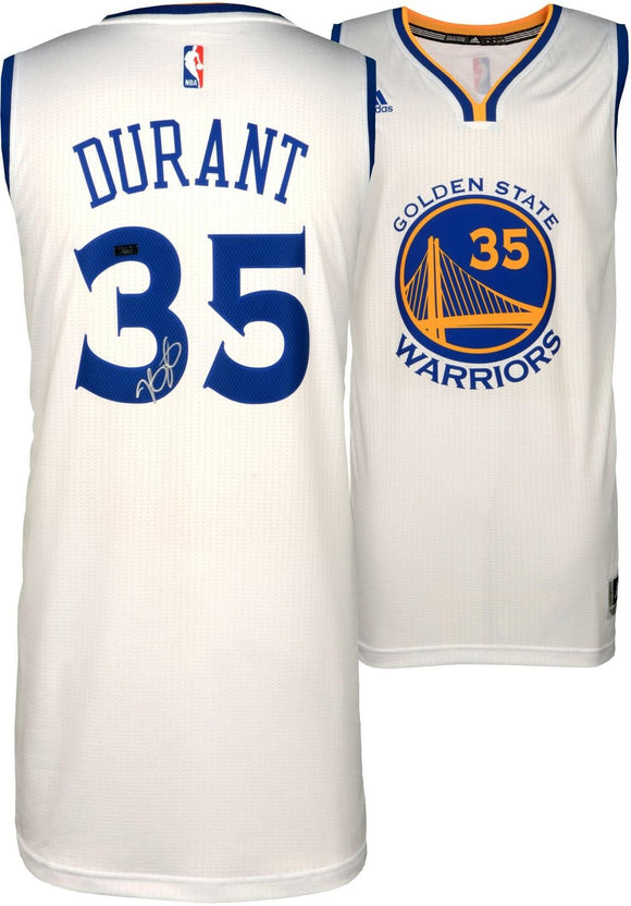 Kevin Durant Signed Autographed Golden State Warriors Basketball Jersey (Panini COA)
