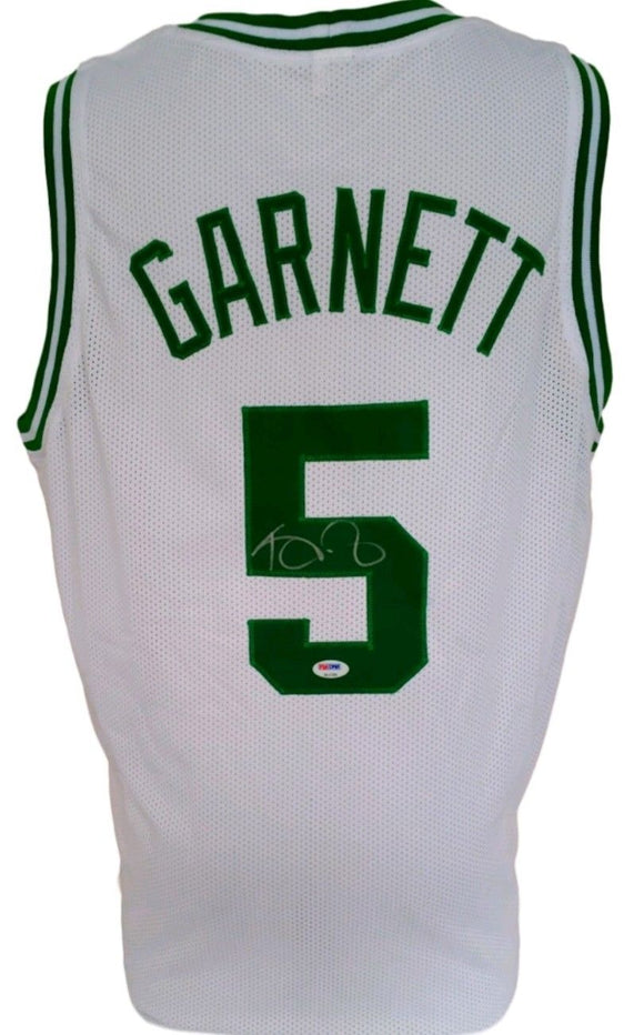 Kevin Garnett Signed Autographed Boston Celtics Basketball Jersey (PSA/DNA COA)