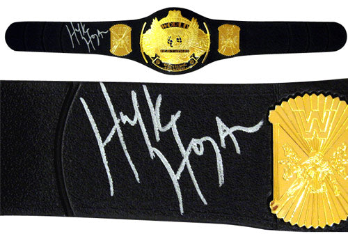 Hulk Hogan Signed Autographed Replica Heavyweight Championship Belt (ASI COA)