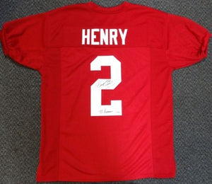 Derrick Henry Signed Autographed Alabama Crimson Tide Football Jersey (PSA/DNA COA)