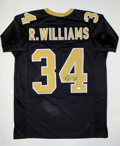Ricky Williams Signed Autographed New Orleans Saints Football Jersey (JSA COA)