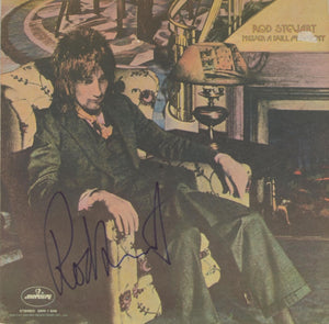 Rod Stewart Signed Autographed "Never a Dull Moment" Record Album (PSA/DNA COA)