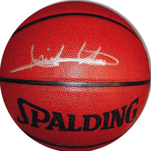 Isiah Thomas Signed Autographed Full-Sized Spalding NBA Basketball (Schwartz COA)