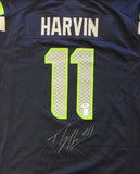 Percy Harvin Signed Autographed Seattle Seahawks Football Jersey (PSA/DNA COA)