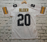 Rocky Bleier Signed Autographed '4x SB Champs' Pittsburgh Steelers White Football Jersey (JSA COA)