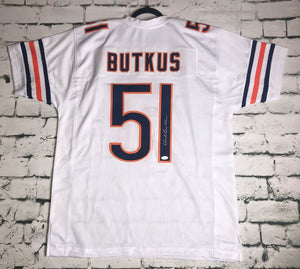Dick Butkus Signed Autographed Chicago Bears Football Jersey (JSA COA)