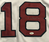 Johnny Damon Signed Autographed Boston Red Sox Baseball Jersey (JSA COA)