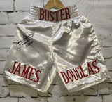 James 'Buster' Douglas Signed Autographed "Tyson K.O. 2-10-90" Boxing Trunks (JSA COA)