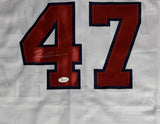 Tom Glavine Signed Autographed Atlanta Braves White Baseball Jersey (JSA COA)