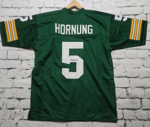 Paul Hornung Signed Autographed Green Bay Packers Football Jersey (JSA COA)
