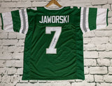 Ron Jaworski Signed Autographed Philadelphia Eagles Green Football Jersey (JSA COA)