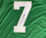 Ron Jaworski Signed Autographed Philadelphia Eagles Green Football Jersey (JSA COA)