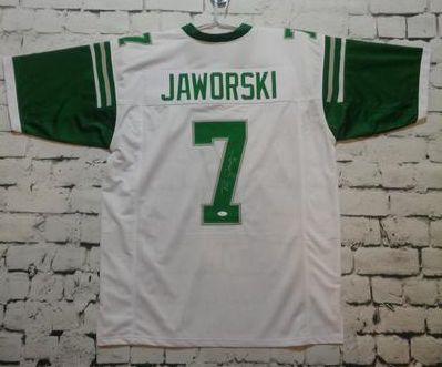Ron Jaworski Signed Autographed Philadelphia Eagles White Football Jersey (JSA COA)