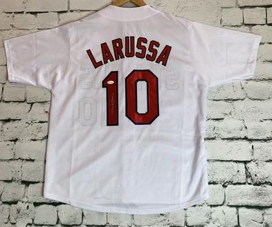 Tony LaRussa Signed Autographed St. Louis Cardinals Baseball Jersey (JSA COA)