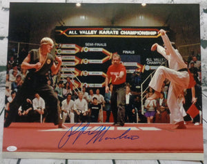 Ralph Macchio Signed Autographed "The Karate Kid" Glossy 16x20 Photo (JSA COA)