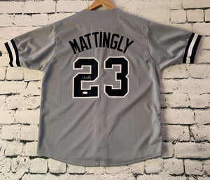 Don Mattingly Signed Autographed New York Yankees Baseball Jersey (JSA COA)
