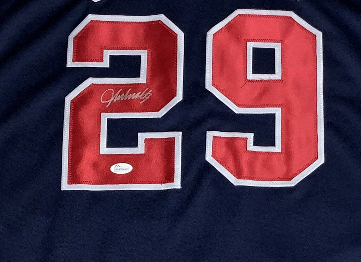 John Smoltz Signed Autographed Atlanta Braves Blue Throwback Baseball –  Sterling Autographs